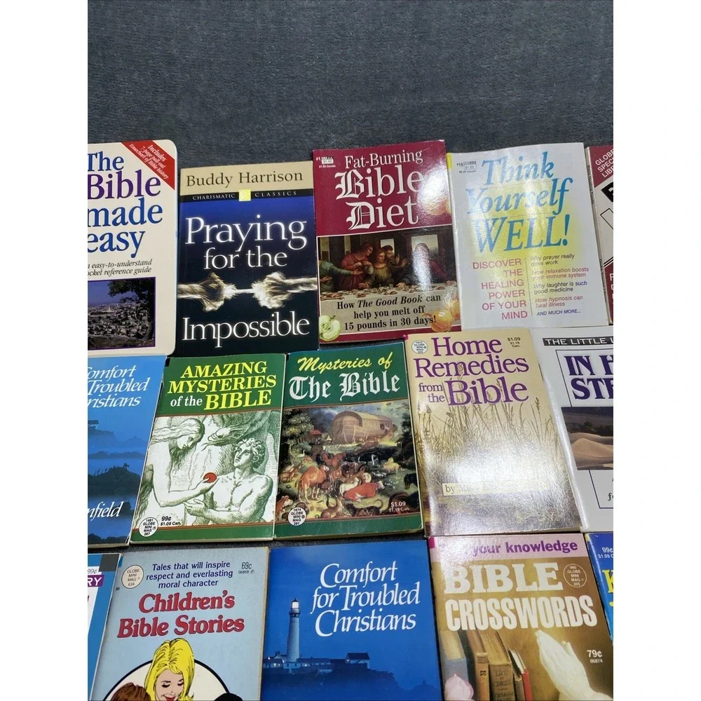 Vtg Christian Mini Book Booklet Lot Of 69 Inspirational Religious Healing Prayer